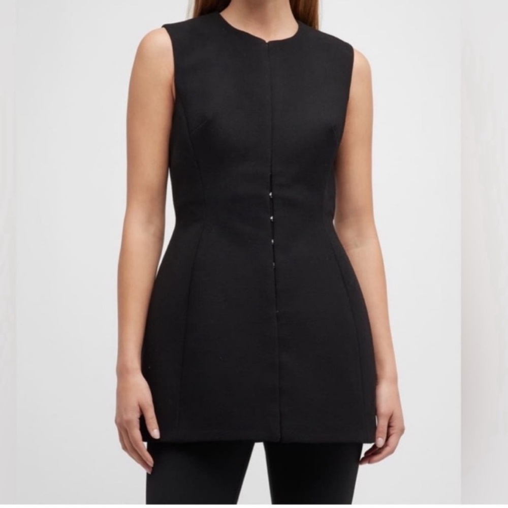 Tory Burch black hook and eye tunic